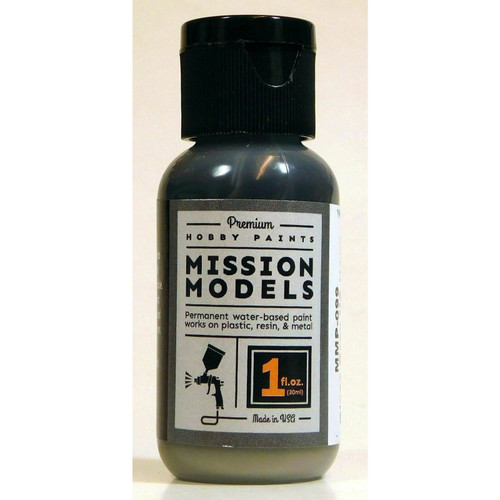 Mission Models MIOMMP-099 Acrylic Model Paint, 1 oz Bottle, Gloss Grey US Navy, FS16081