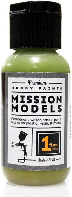 Mission Models MIOMMP-109 Acrylic Model Paint, 1 oz Bottle, M3 Mitsubishi Interior Green