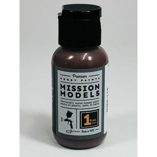Mission Models MIOMMP-115 Acrylic Model Paint, 1 oz Bottle, Japanese Propeller Brown WWII