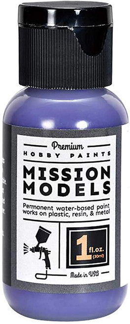 Mission Models MIOMMP-121 Acrylic Model Paint, 1 oz Bottle, Purple 1
