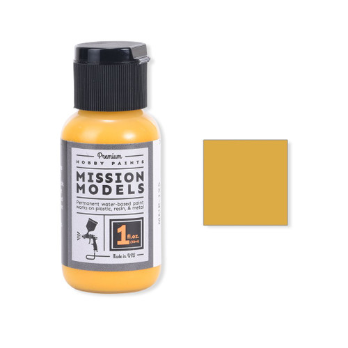 Mission Models MIOMMP-125 Acrylic Model Paint, 1 oz Bottle, New Construction Yellow 1990 to Present