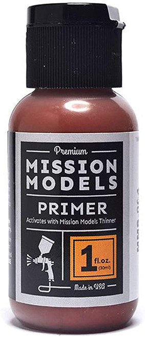 Mission Models - Acrylic Model Paint 1 oz Bottle, Grey Primer