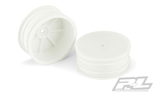 Proline 2788-04 Velocity 2.2" Hex Front Wheels, White (TLR 22 5.0)
