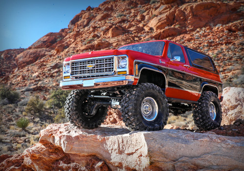 Traxxas TRX-4 1/10 Trail Crawler Truck w/'79 Chevrolet K5 Blazer Body (Red)