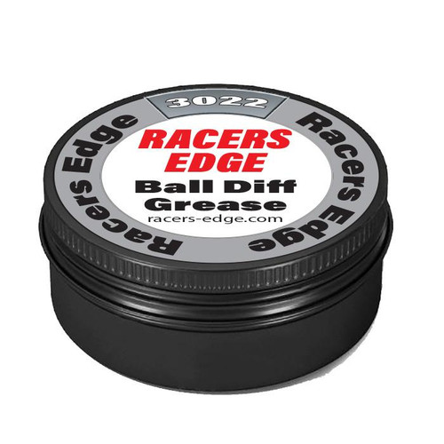 Racers Edge Ball Diff Grease 8ml in Black Aluminum Tin w/Screw On Lid