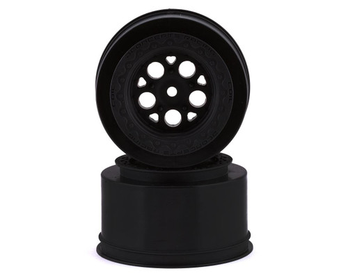 JConcepts Coil Mambo 2.2 x 3.0" 12mm Hex Rear Black Wheels, for Slash, Bandit, DR10 or Street Eliminator Cars