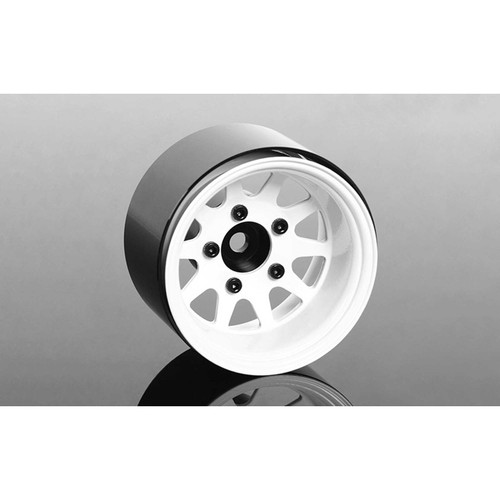 RC4WD DD Wagon 1.55" Stamped Steel Beadlock Wheels,White