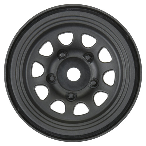 Proline 2797-03 1/10 Keystone Front/Rear 1.55" 12mm Rock Crawler Wheels (2) Black