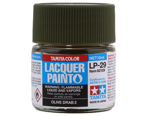 Tamiya 82129 Lacquer Paint LP-29 Olive Drab 2 10ml Bottle