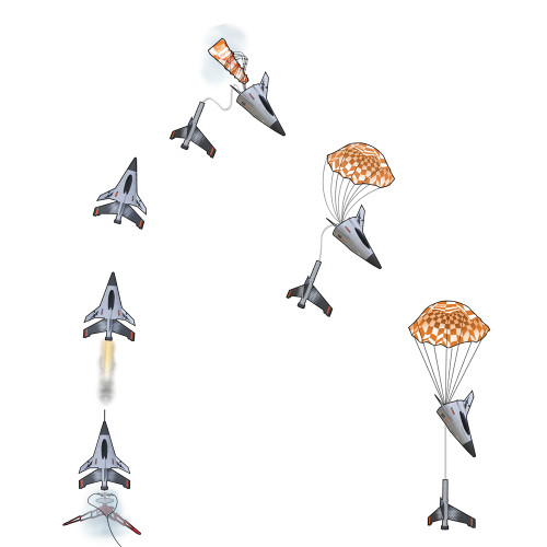 Estes 7307 Space Corps Darc-1, Expert