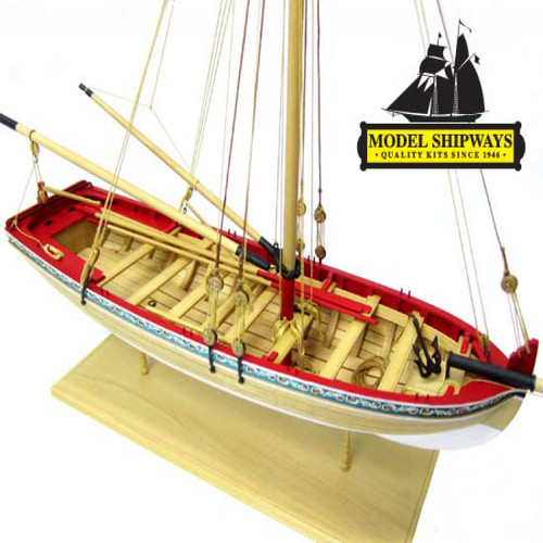 Model Shipways 18th Century Longboat Model Ship Kit 1:48 Scale