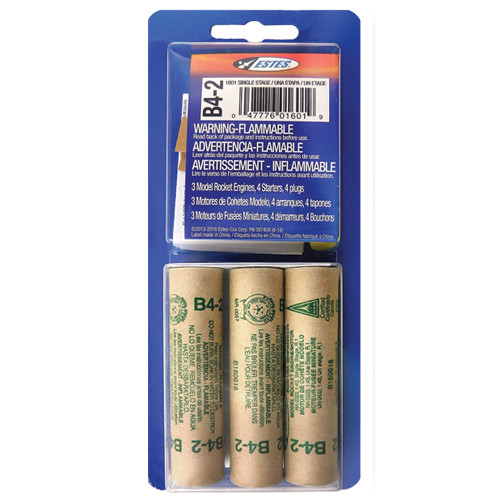 Estes B4-2 Model Rocket Engines (3pk) Estes B4-2 Model Rocket Engines (3pk)