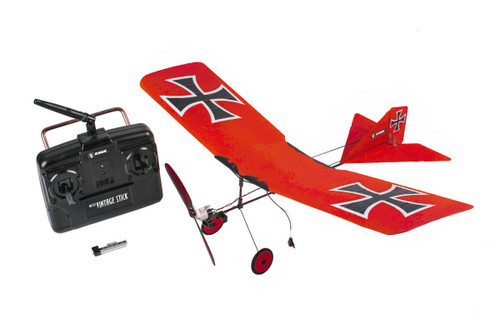 Rage RC Vintage Stick Micro RTF Airplane (Red)