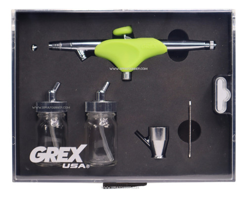 Grex Genesis XBi5 - Dual Action Airbrush, Bottom Fed, Ergo Grip, 0.5mm Nozzle