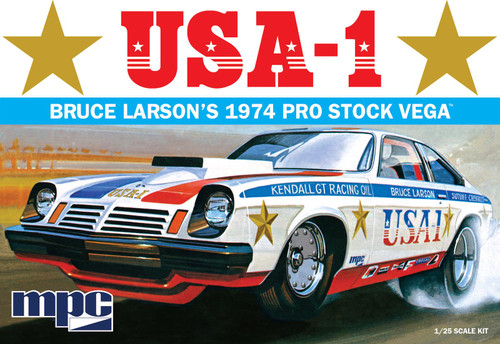 MPC 828 1/25 Bruce Larson USA-1 Pro Stock Vega Model Kit