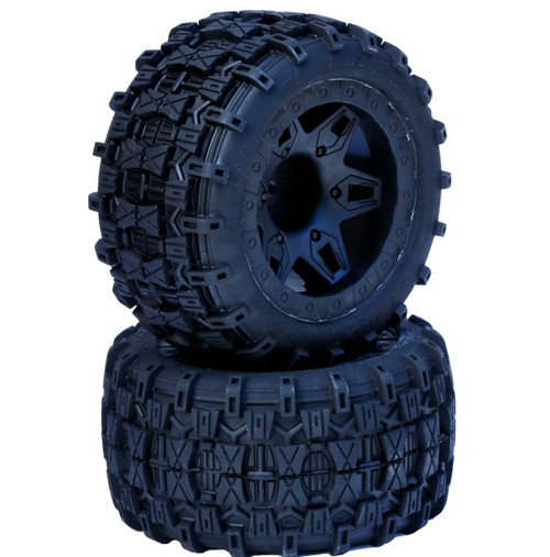 Power Hobby 1/10 Raptor 2.8 ST Belted All Terrain Tires 12mm Hex 1/2" Offset