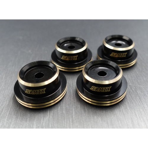 Samix SCX-6 Brass Shock Spring Cup (4)