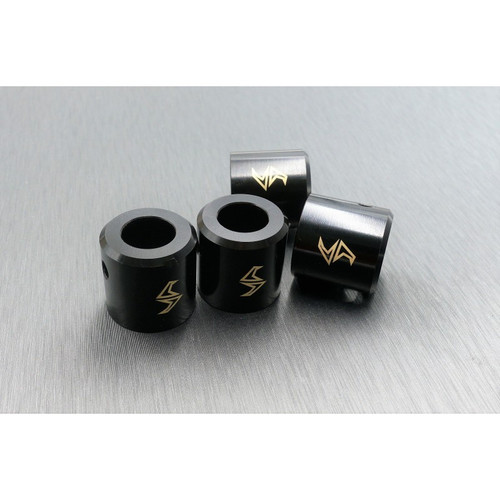SMITH スカッドマグ Samix SCX-6 Aluminum Driveshaft Cups (Black) (4) - Small