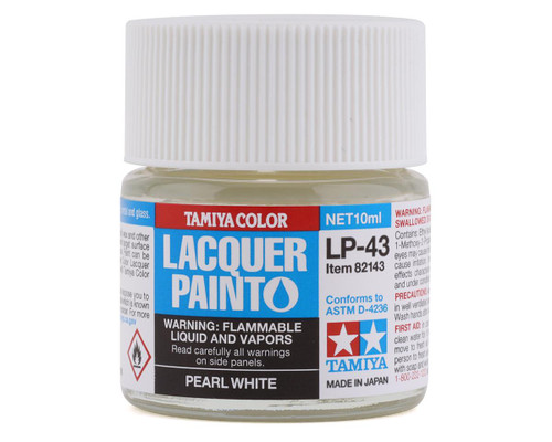 Tamiya 82143 Lacquer Paint LP-43 Pearl White 10ml Bottle