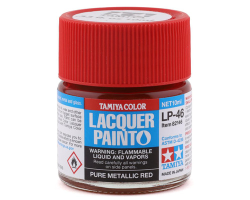 Tamiya 82146 Lacquer Paint LP-46 Pure Metallic Red 10ml Bottle