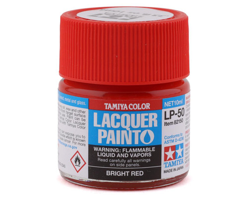 Tamiya 82150 Lacquer Paint LP-50 Bright Red 10ml Bottle