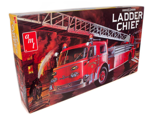 AMT 1204 1/25 American LaFrance Ladder Chief Fire Truck Model Kit