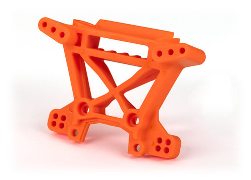 Traxxas 9038T Extreme Heavy Duty Front Shock Tower, Orange(for use with #9080 upgrade kit)