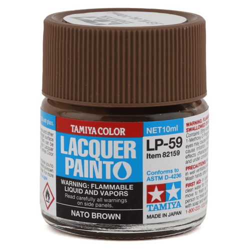Tamiya 82159 Lacquer Paint LP-59 NATO Brown 10ml Bottle