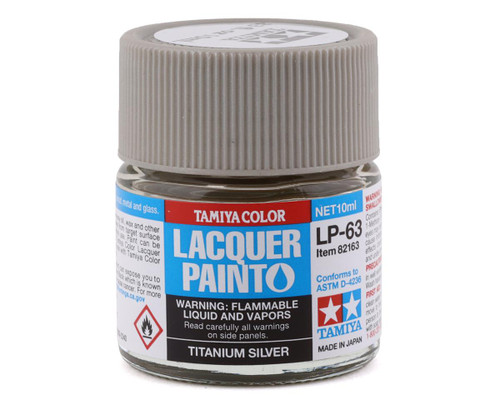 Tamiya 82163 Lacquer Paint LP-63 Titanium Silver 10ml Bottle