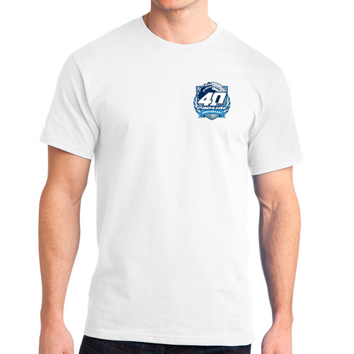 Pro-Line 40th Anniversary White T-Shirt, Medium