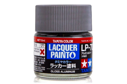 Tamiya 82170 Lacquer Paint LP-70 Gloss Aluminum 10ml Bottle