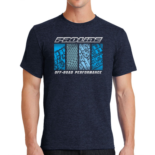 Pro-Line Quarter Tread Navy T-Shirt - Medium