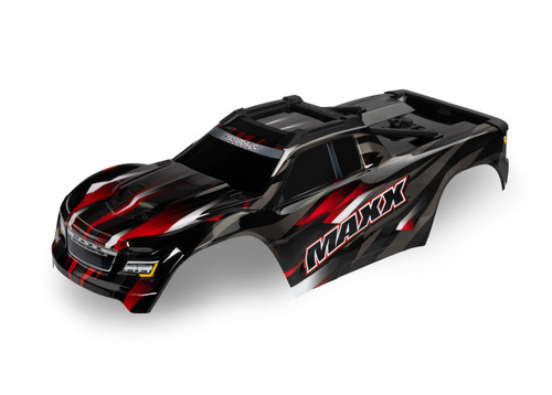 Traxxas 8918R Body, Maxx, Red (fits Maxx with extended chassis )