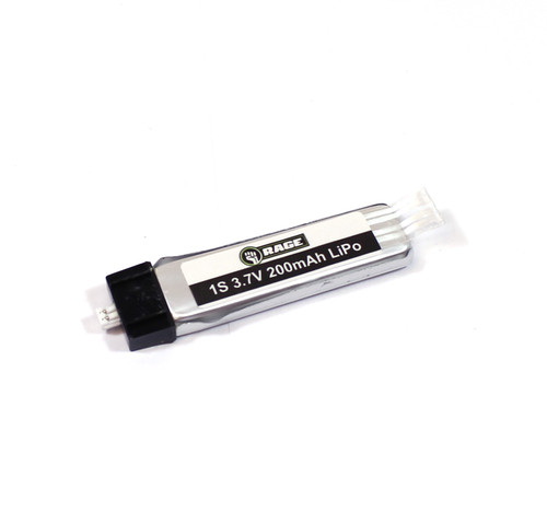 Rage RC 1S 3.7V 200mAh 25C LiPo Battery; Beechcraft