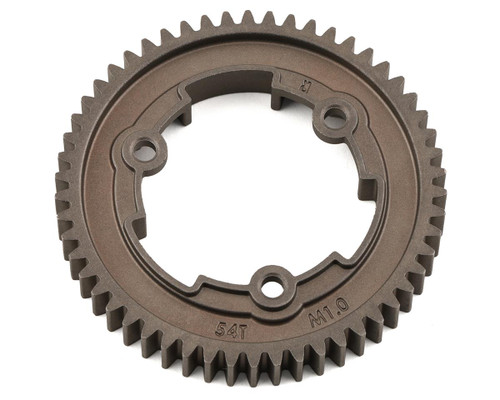 Traxxas 6449R Spur gear, 54-tooth, steel (wide-face, 1.0 metric pitch)