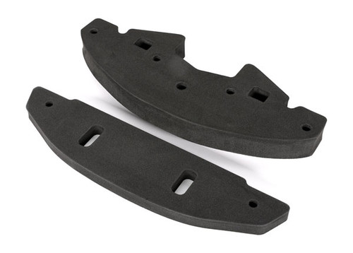 Traxxas 6437X Body bumpers, foam (front & rear)