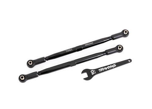 Traxxas 7897A Front Toe Links Black-anodized (for use with #7895 X-Maxx WideMaxx suspension kit)