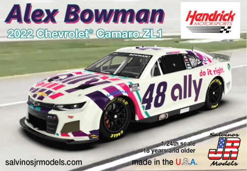 Salvinos JR Models Hendrick Motorsports 2022 Chevrolet Camaro Alex Bowman Primary