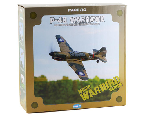 Rage RC Curtiss P-40 Warhawk Micro RTF Airplane w/PASS