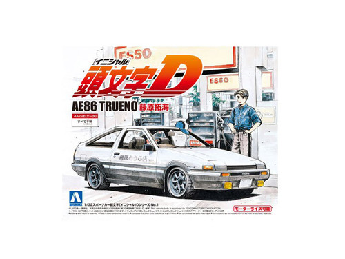 Aoshima 1/32 Initial D AE86 TRUENO TAKUMI FUJIWARA (Toyota) Model Kit