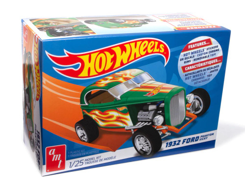 AMT Hot Wheels Race Team Monster Truck 1:25 Scale Plastic Model Car Kit  1256