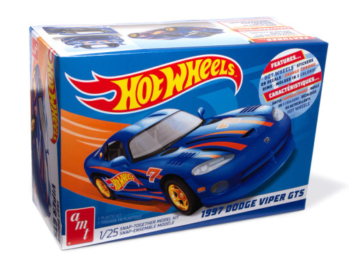 AMT 1349M Hot Wheels 1997 Dodge Viper GTS Snap 1/25