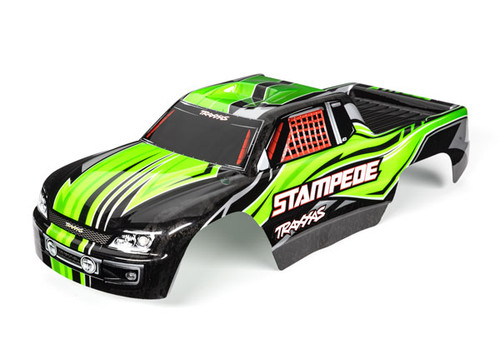 Traxxas 3651G Body, Stampede (also fits Stampede VXL), Green