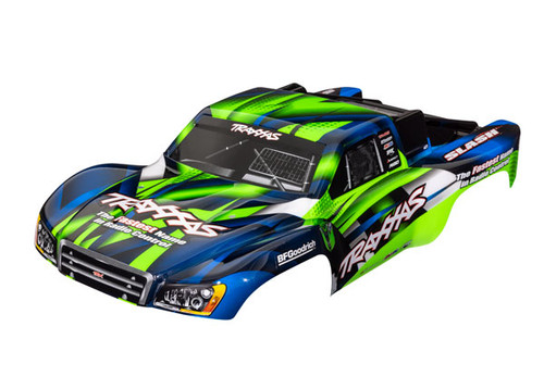 Traxxas 5851G Body, Slash 2WD (also fits Slash VXL & Slash 4X4), Green/Blue