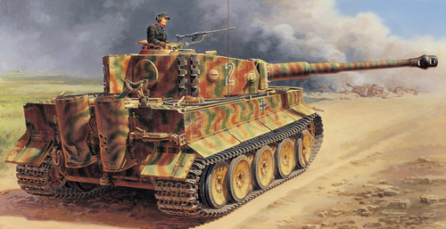 Italeri 556507 1/35 Pz.Kpfw.VI TIGER I Ausf.E Mid Production Model Kit