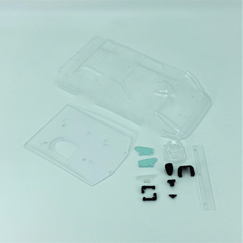 1RC Racing Body Set, Clear, 1/18 LM