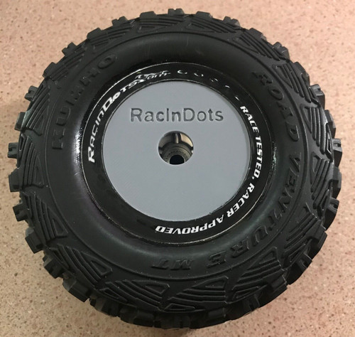 Racin Dots Traxxas Split Spoke Wheel Dot, Gray