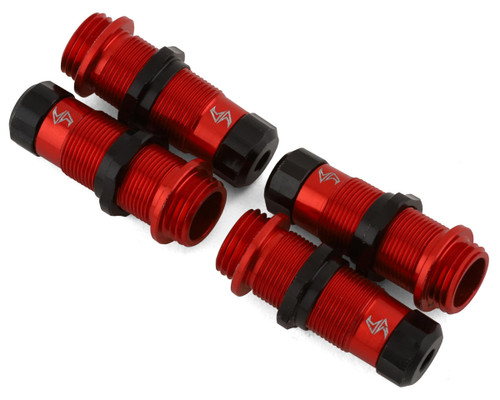 Samix TRX-4M Aluminum Shock Body Full Set (Red) 