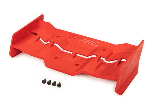 Traxxas 7821R Wing, XRT, Red
