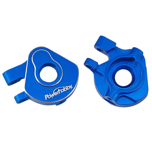 Power Hobby Aluminum Steering Knuckles / Blocks Traxxas TRX-4M Blue